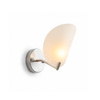 Calyum Frosted Acrylic Organic Wall Sconce