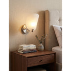 Calyum Frosted Acrylic Organic Wall Sconce