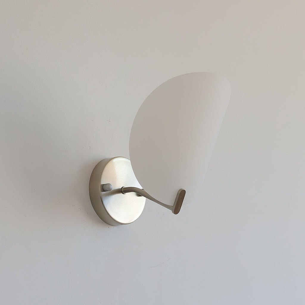 Calyum Frosted Acrylic Organic Wall Sconce