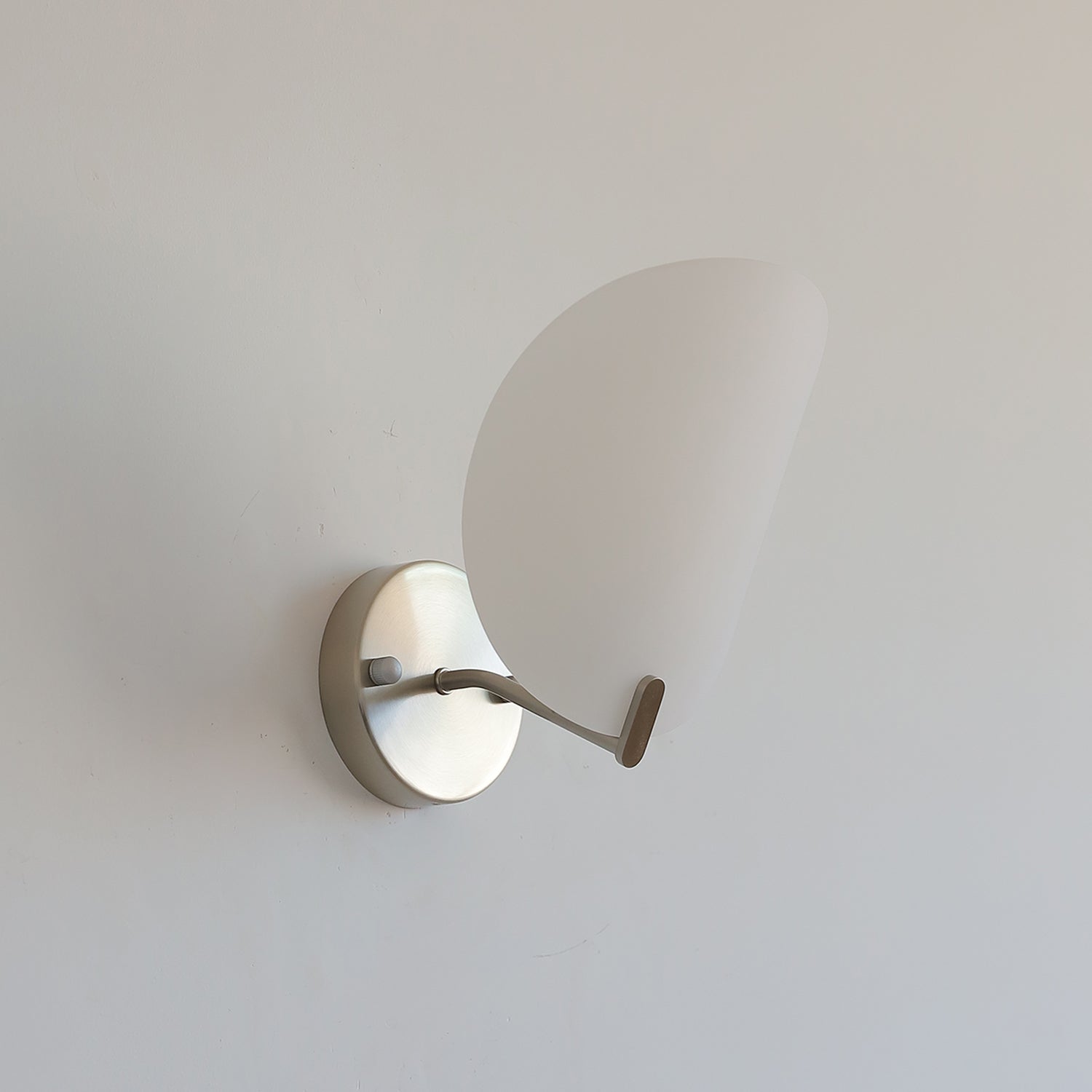 Calyum Frosted Acrylic Organic Wall Sconce