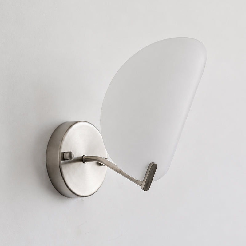Calyum Frosted Acrylic Organic Wall Sconce