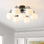 Camdyn 7-Shade Flush Mount Ceiling Lamp