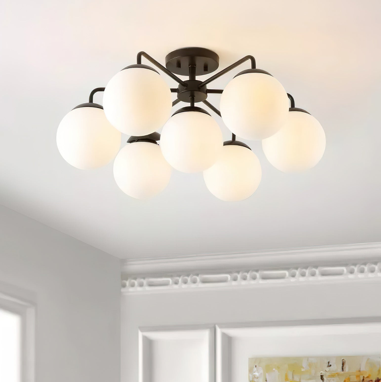 Camdyn 7-Shade Flush Mount Ceiling Lamp