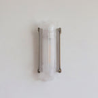 Camille Streamline Brass Glass Wall Sconce