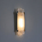 Camille Streamline Brass Glass Wall Sconce