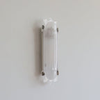 Camille Streamline Brass Glass Wall Sconce