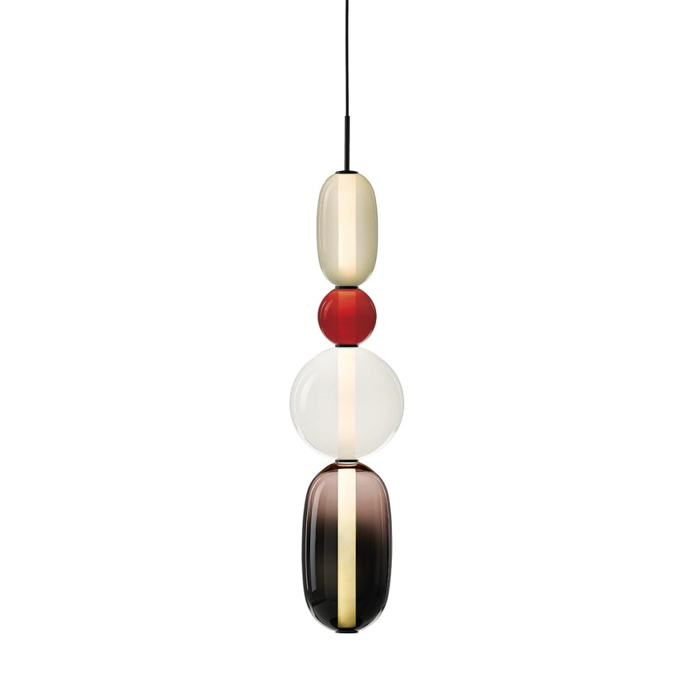 Candied Hand-Blown Glass Pendant Lamp