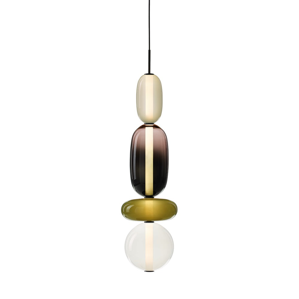 Candied Hand-Blown Glass Pendant Lamp