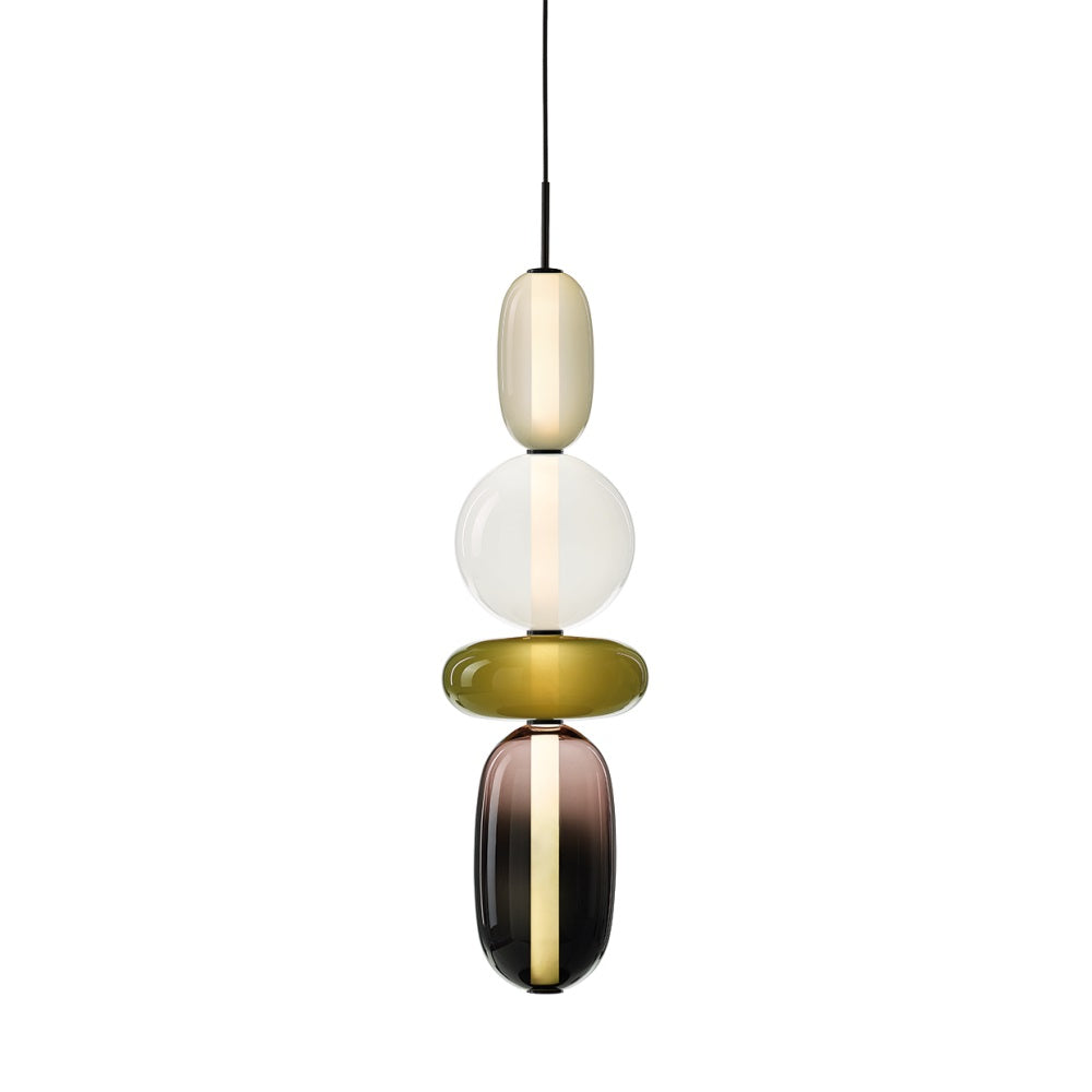 Candied Hand-Blown Glass Pendant Lamp