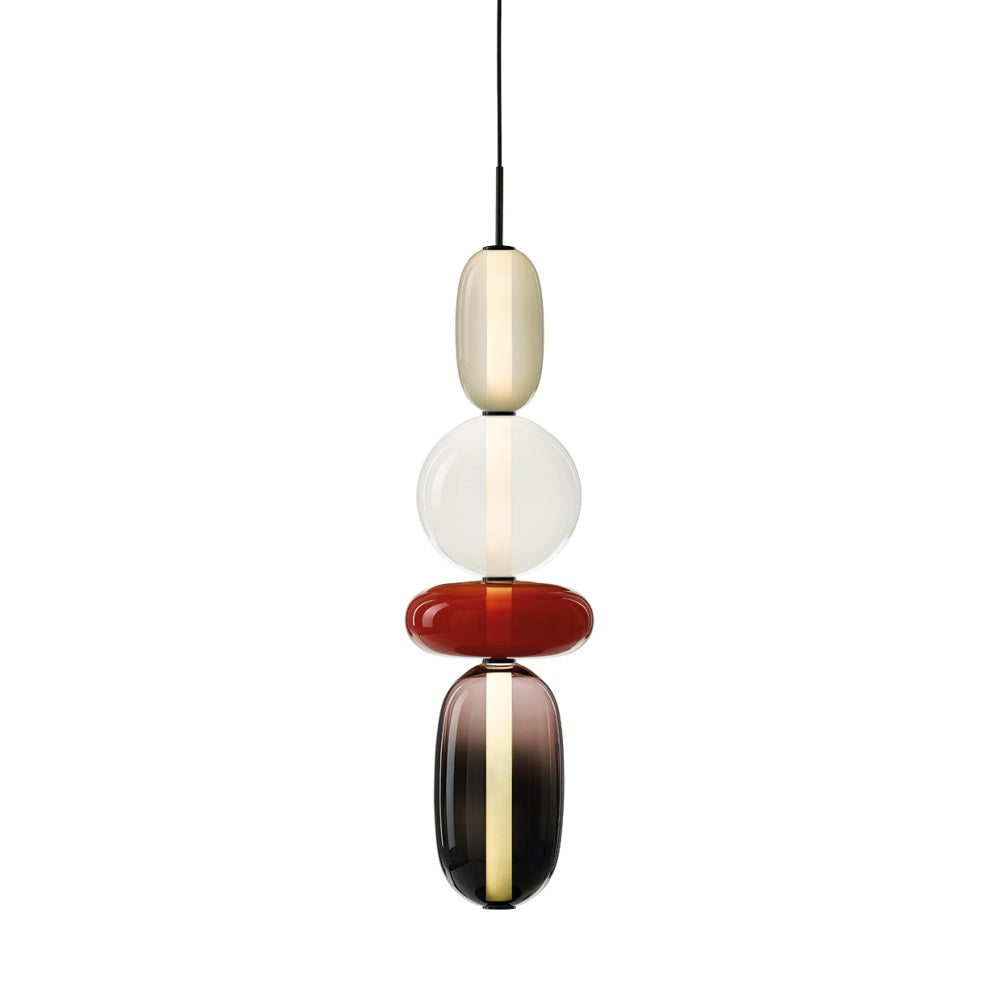 Candied Hand-Blown Glass Pendant Lamp