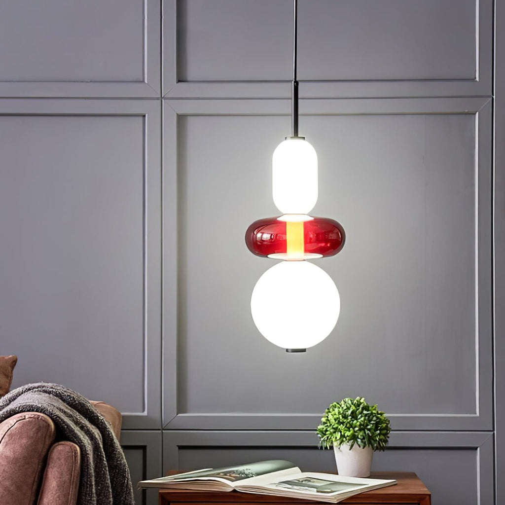 Candied Hand-Blown Glass Pendant Lamp
