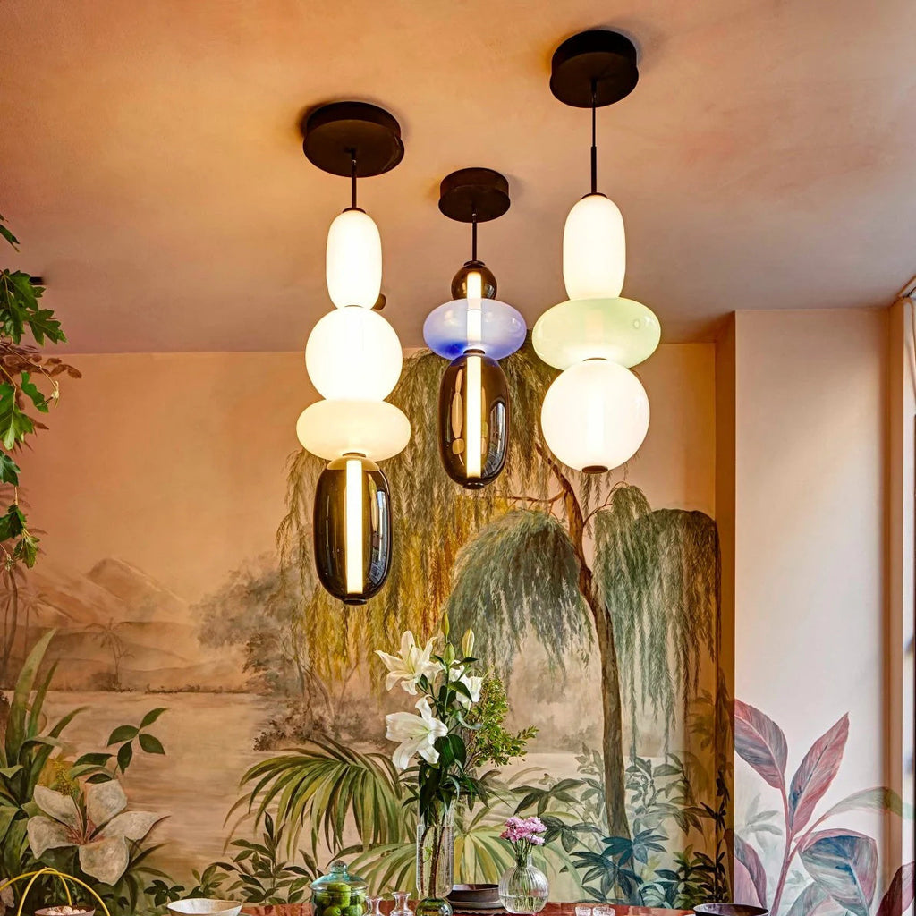 Candied Hand-Blown Glass Pendant Lamp