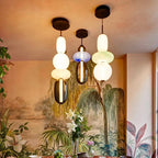 Candied Hand-Blown Glass Pendant Lamp