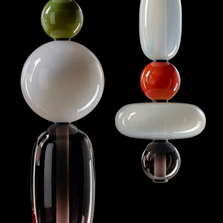 Candied Hand-Blown Glass Pendant Lamp