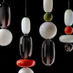 Candied Hand-Blown Glass Pendant Lamp