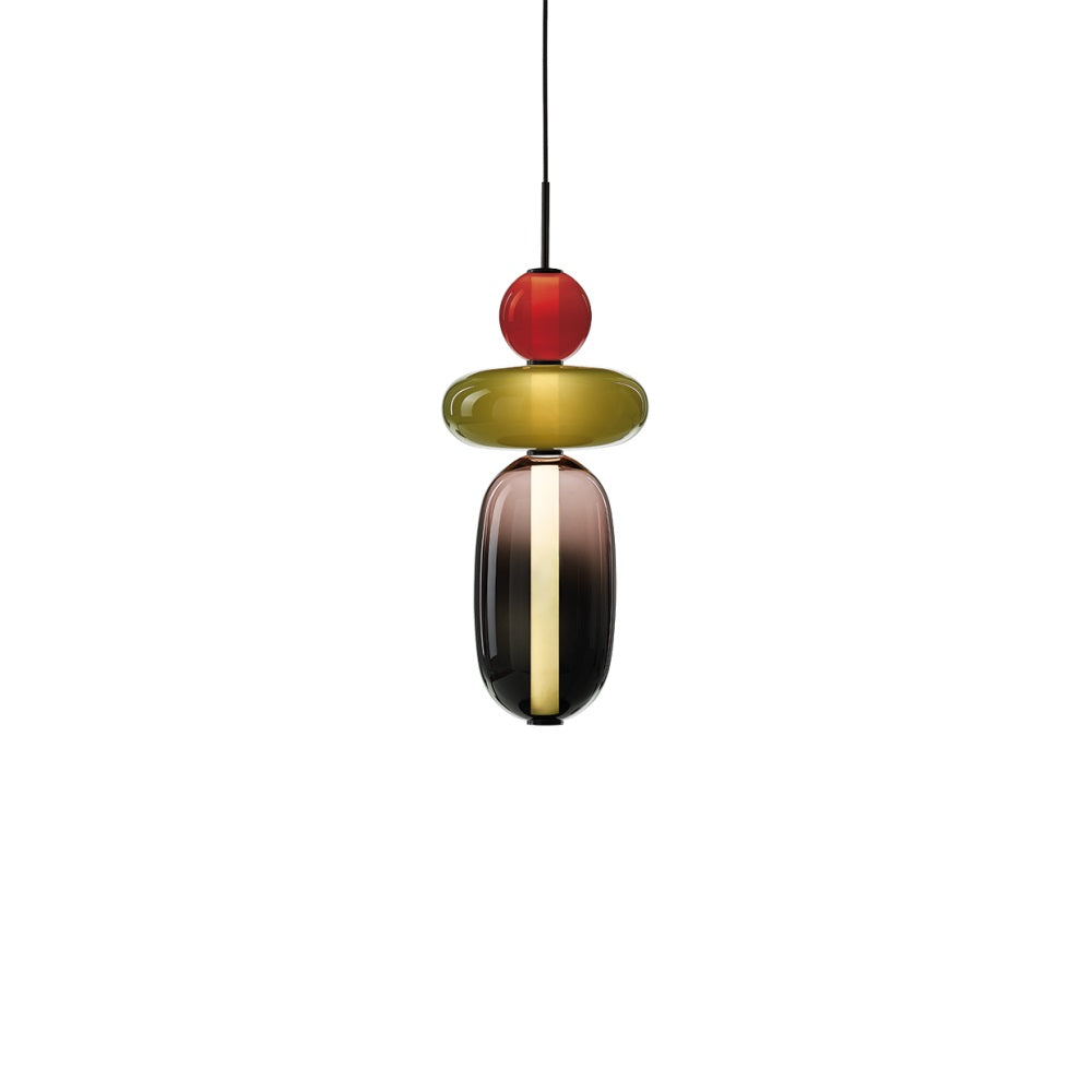 Candied Hand-Blown Glass Pendant Lamp