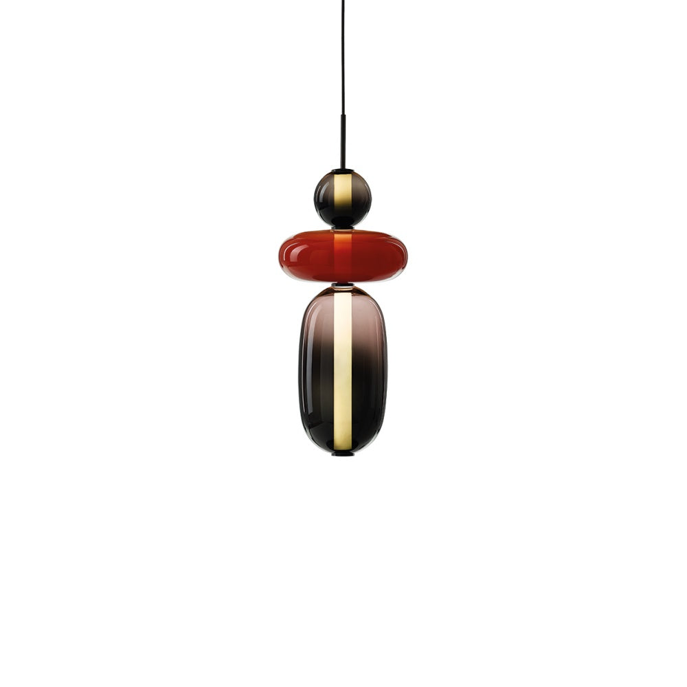 Candied Hand-Blown Glass Pendant Lamp