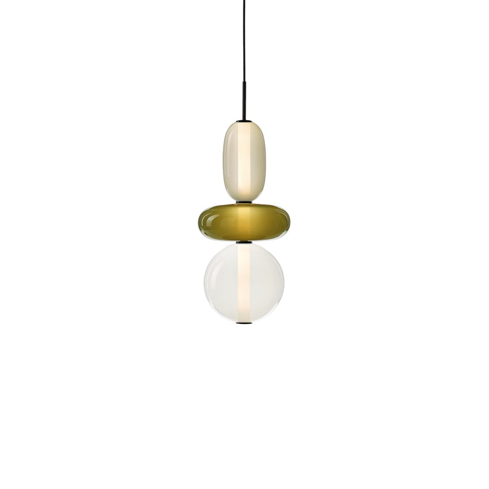 Candied Hand-Blown Glass Pendant Lamp