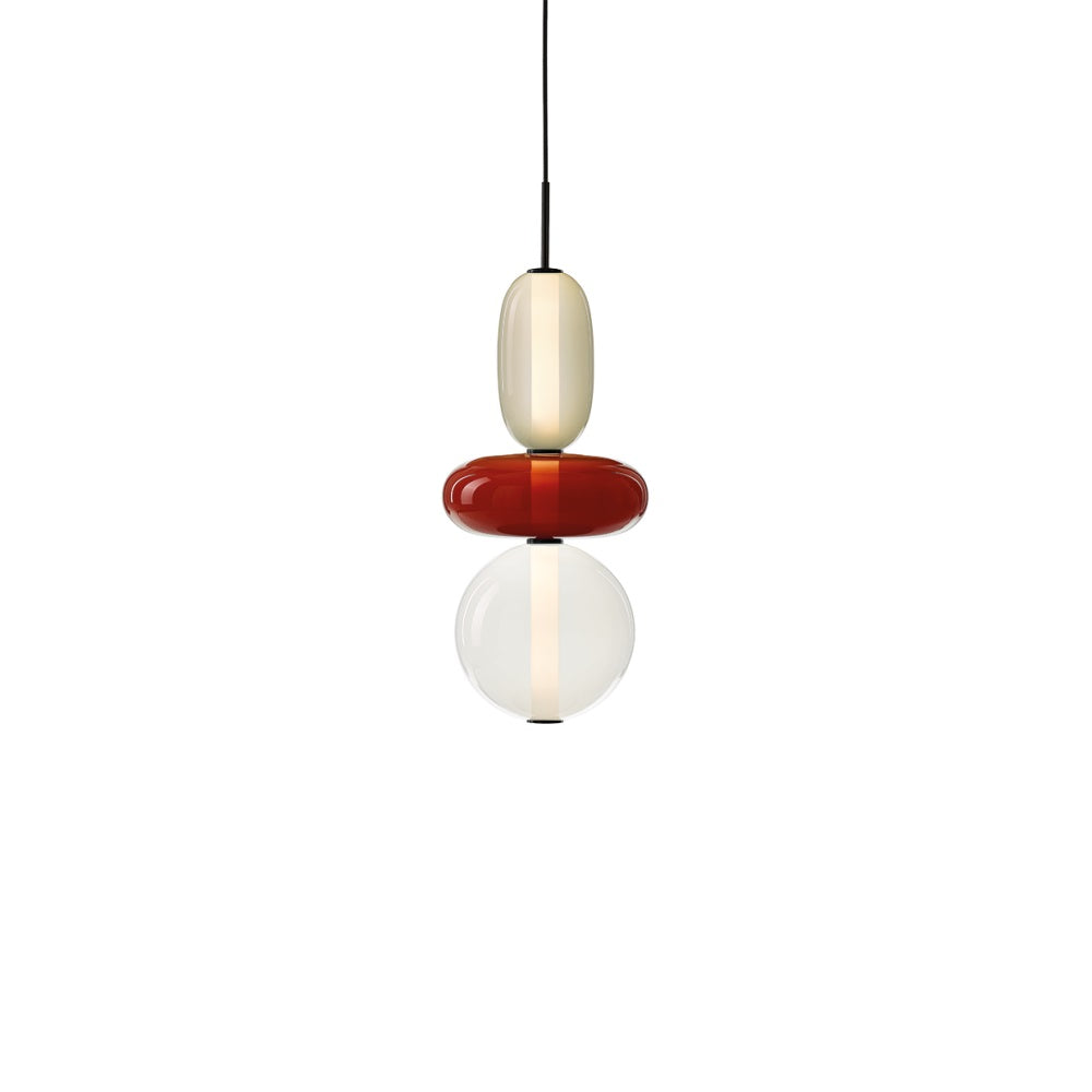 Candied Hand-Blown Glass Pendant Lamp