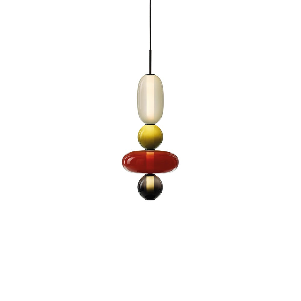 Candied Hand-Blown Glass Pendant Lamp