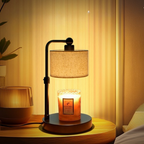 Candle Warmer Lamp - Flameless Fragrance, Timer & Adjustable Brightness