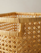 Bela Cane Basket | Flat-Back Design, Front-Facing Handle