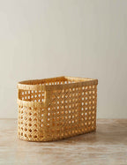 Bela Cane Basket | Flat-Back Design, Front-Facing Handle