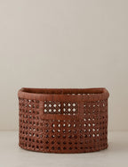Bela Cane Basket | Flat-Back Design, Front-Facing Handle