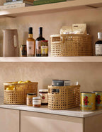 Bela Cane Basket | Flat-Back Design, Front-Facing Handle