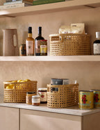 Bela Cane Basket | Flat-Back Design, Front-Facing Handle