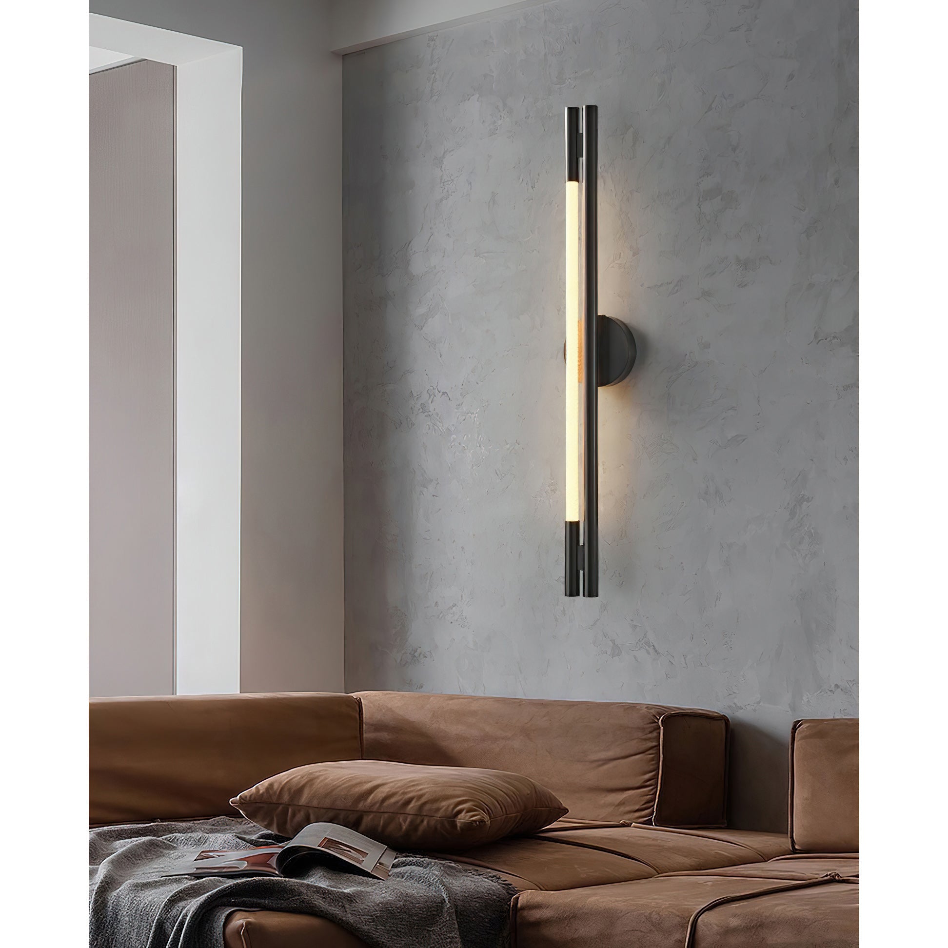 Capella Vertical Tube LED Wall Sconce