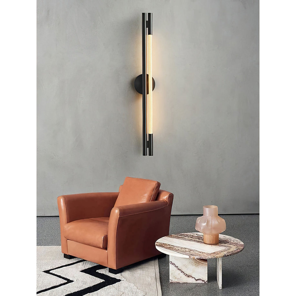 Capella Vertical Tube LED Wall Sconce
