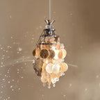 Capezy Tiered Shell and Crystal Pendant Light