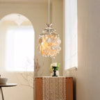 Capezy Tiered Shell and Crystal Pendant Light