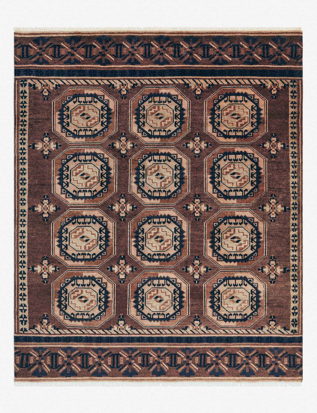 Cortex Hand-Knotted Wool Rug | Timeless Motifs, Durable Softness