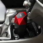 Car Trash Can, Cup Holder Compatible, ABS Plastic, Push Lid