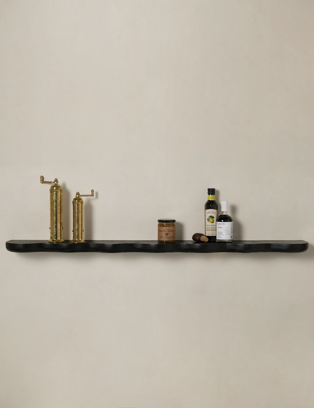 Cario Wall Shelf | Sculptural Solid Oak Design