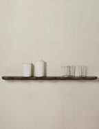 Cario Wall Shelf | Sculptural Solid Oak Design