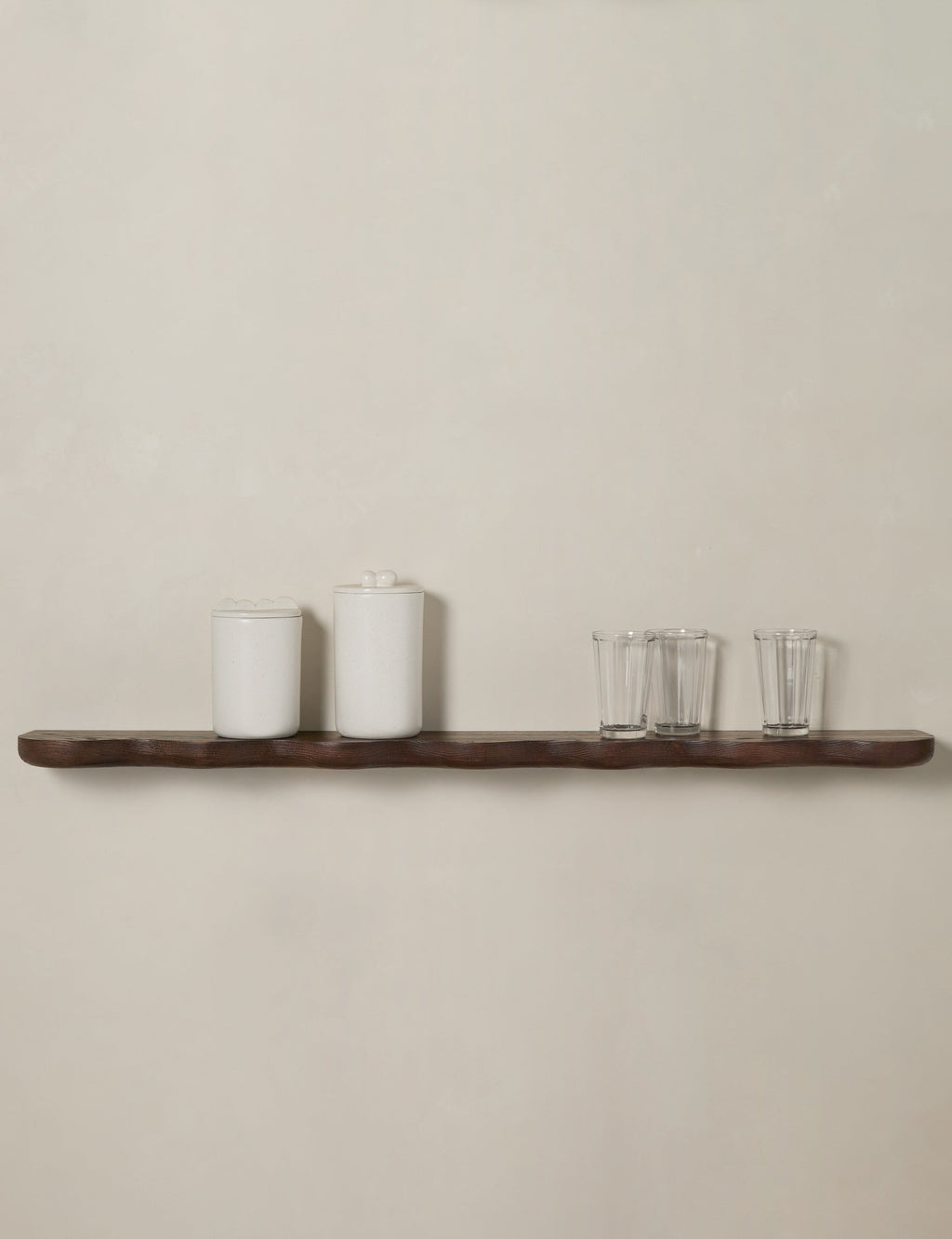 Caro Wall Shelf | Sculptural Solid Oak Design
