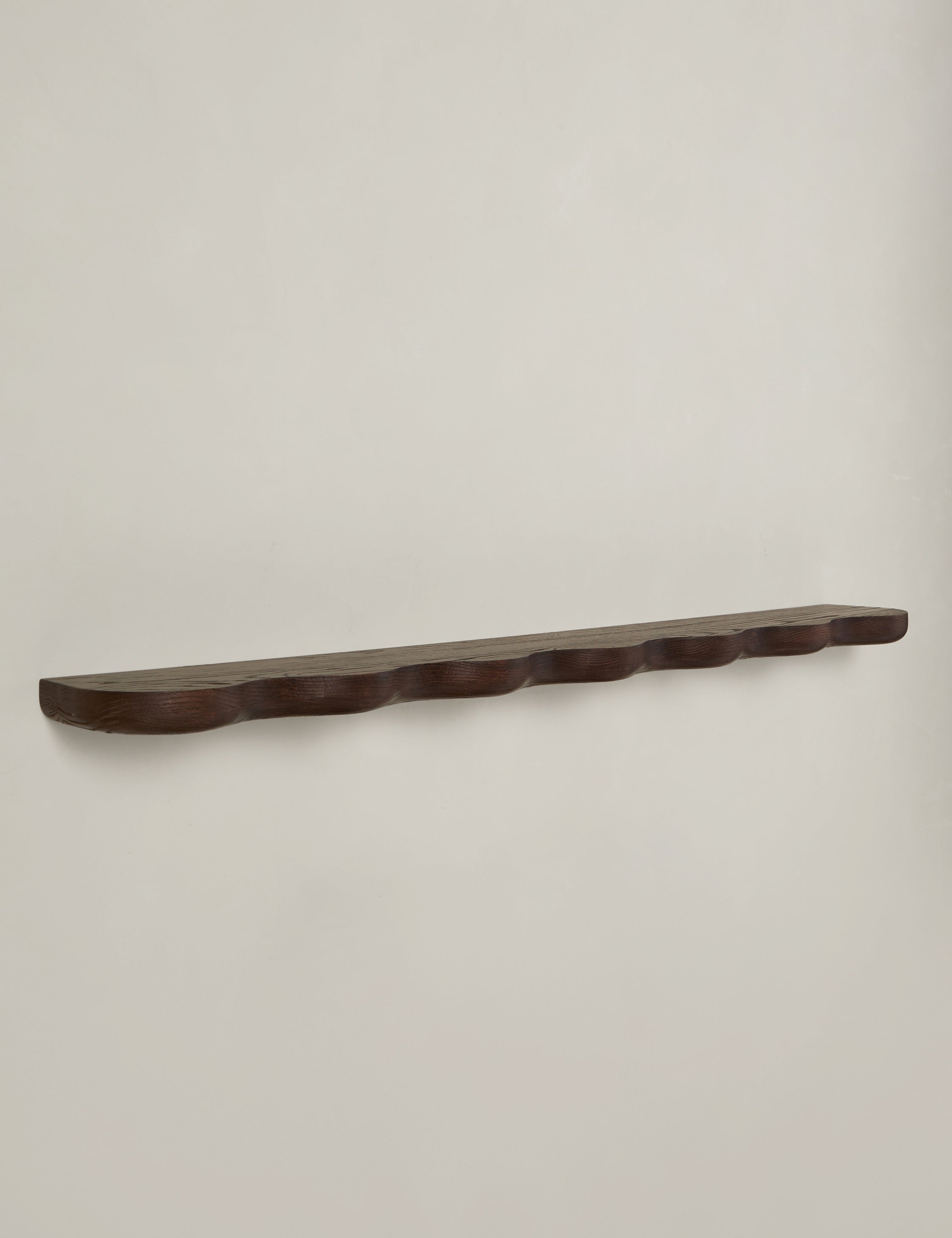 Cario Wall Shelf | Sculptural Solid Oak Design