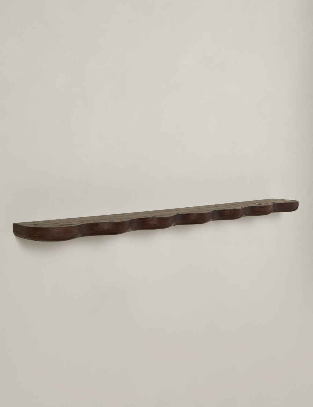 Caro Wall Shelf | Sculptural Solid Oak Design