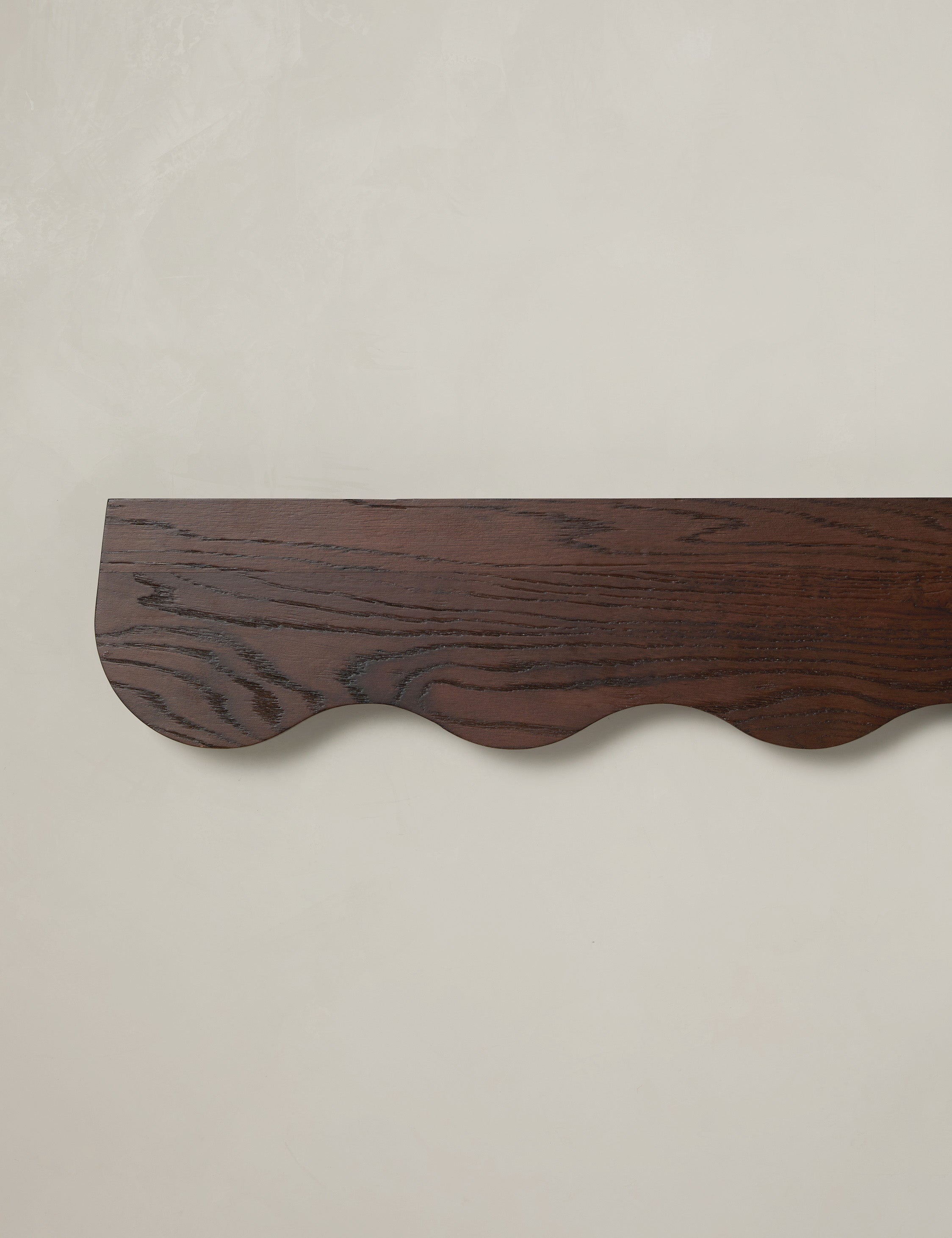 Cario Wall Shelf | Sculptural Solid Oak Design