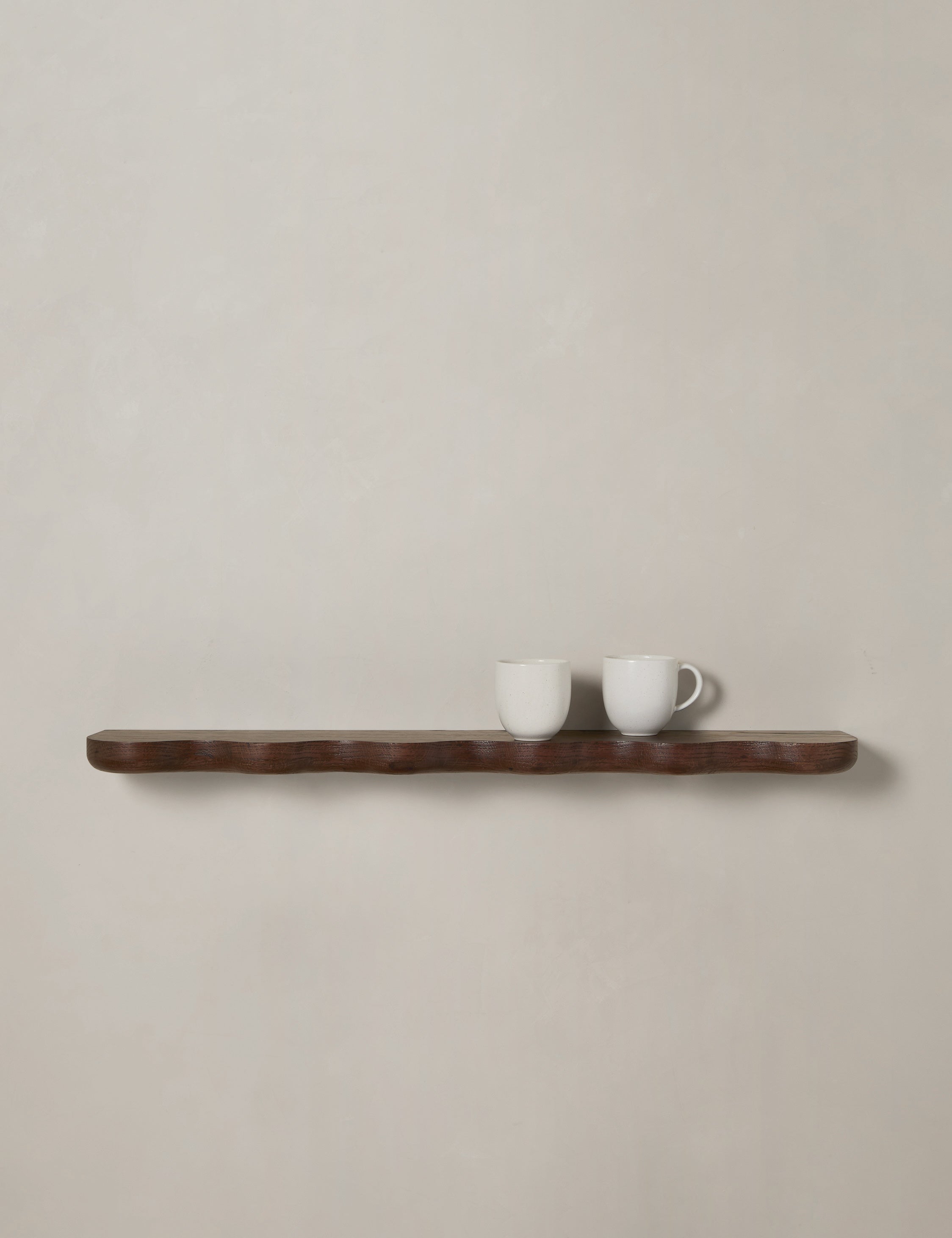 Caro Wall Shelf | Sculptural Solid Oak Design
