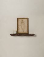 Cario Wall Shelf | Sculptural Solid Oak Design