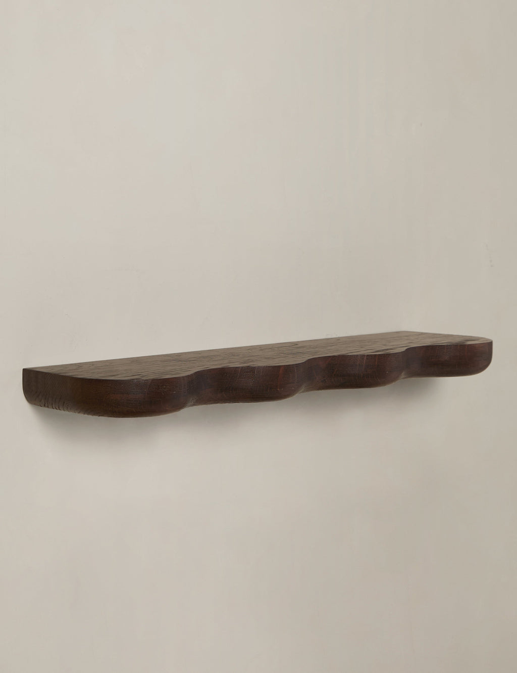 Cario Wall Shelf | Sculptural Solid Oak Design