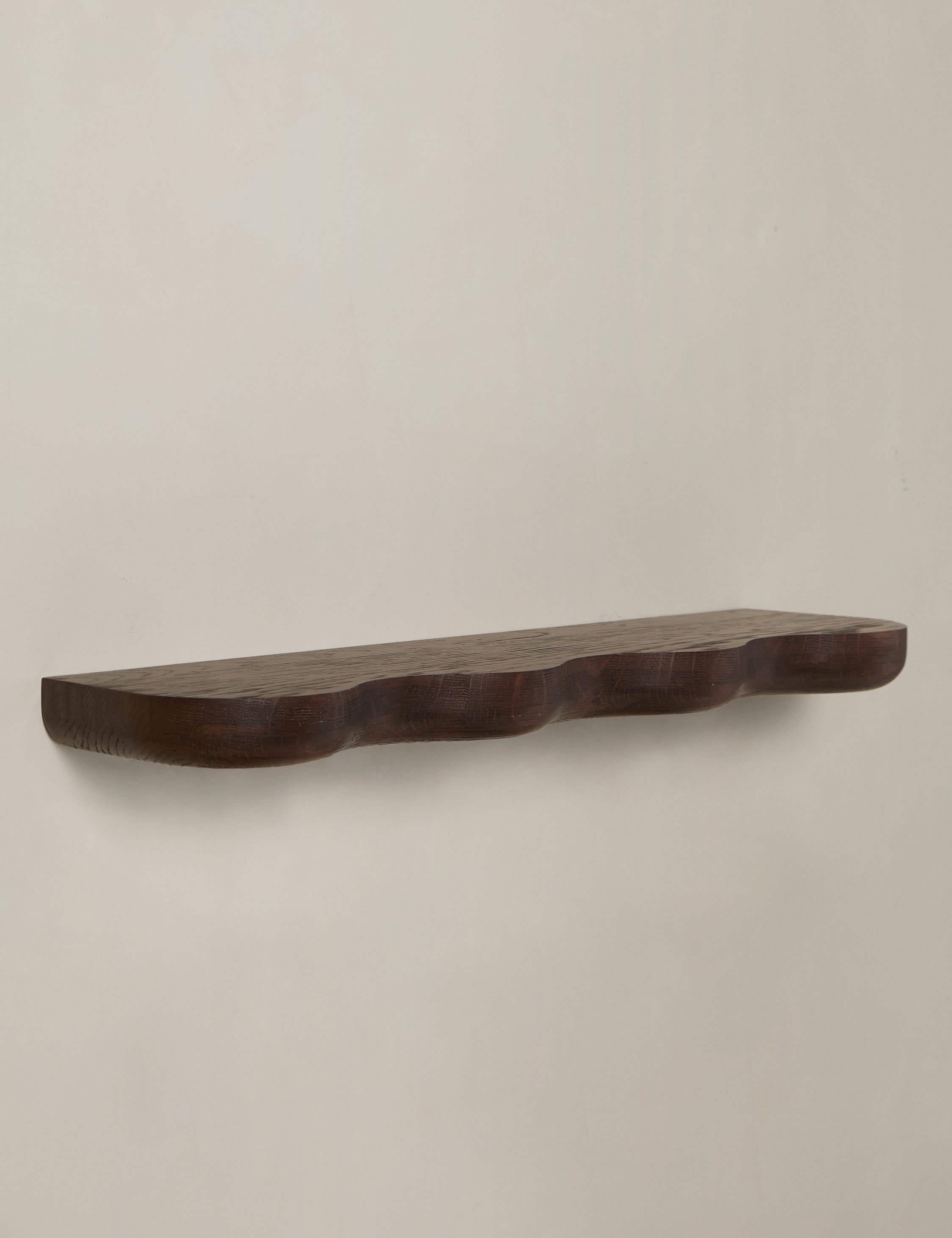 Caro Wall Shelf | Sculptural Solid Oak Design