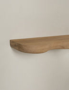 Caro Wall Shelf | Sculptural Solid Oak Design