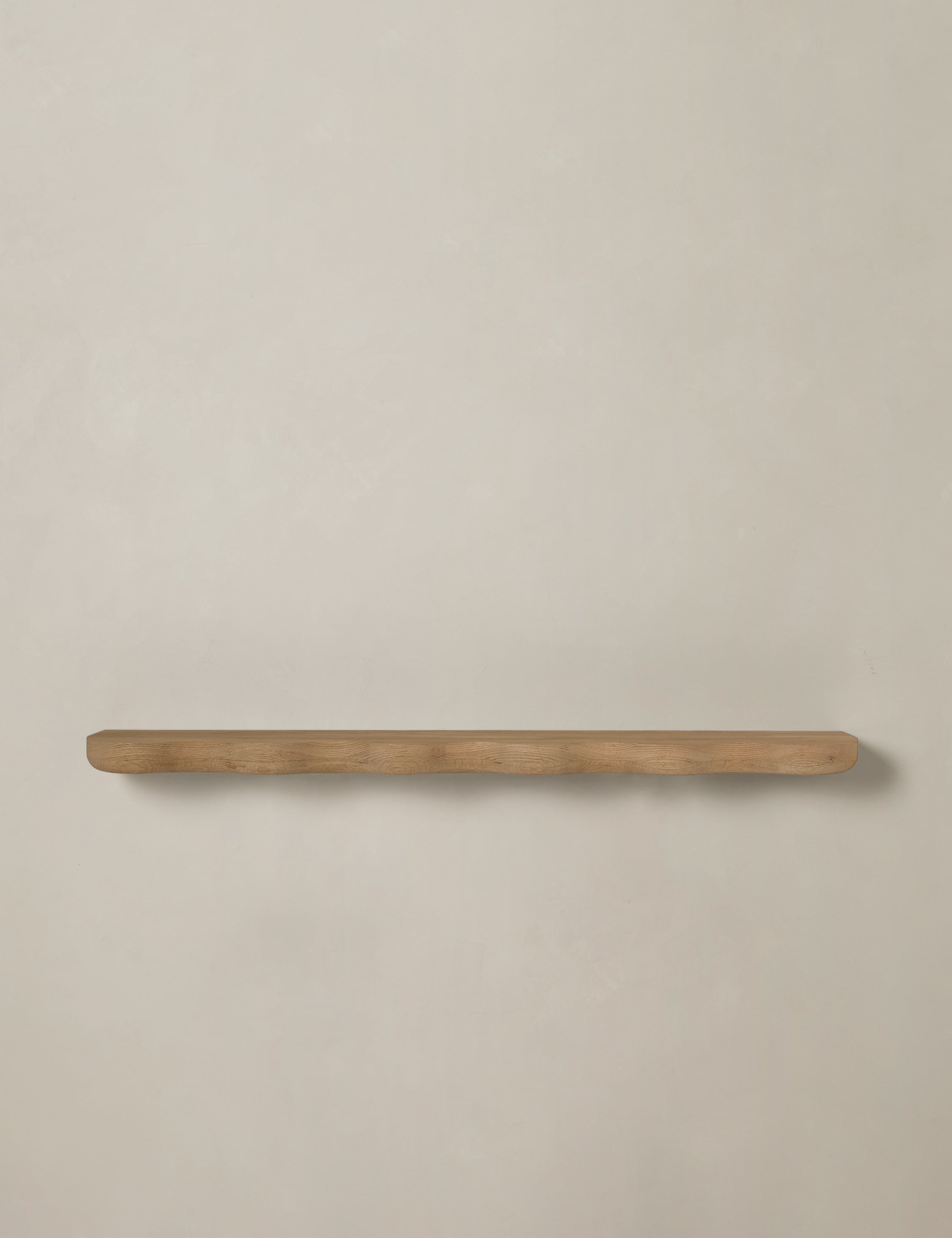 Cario Wall Shelf | Sculptural Solid Oak Design