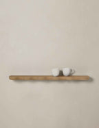 Cario Wall Shelf | Sculptural Solid Oak Design