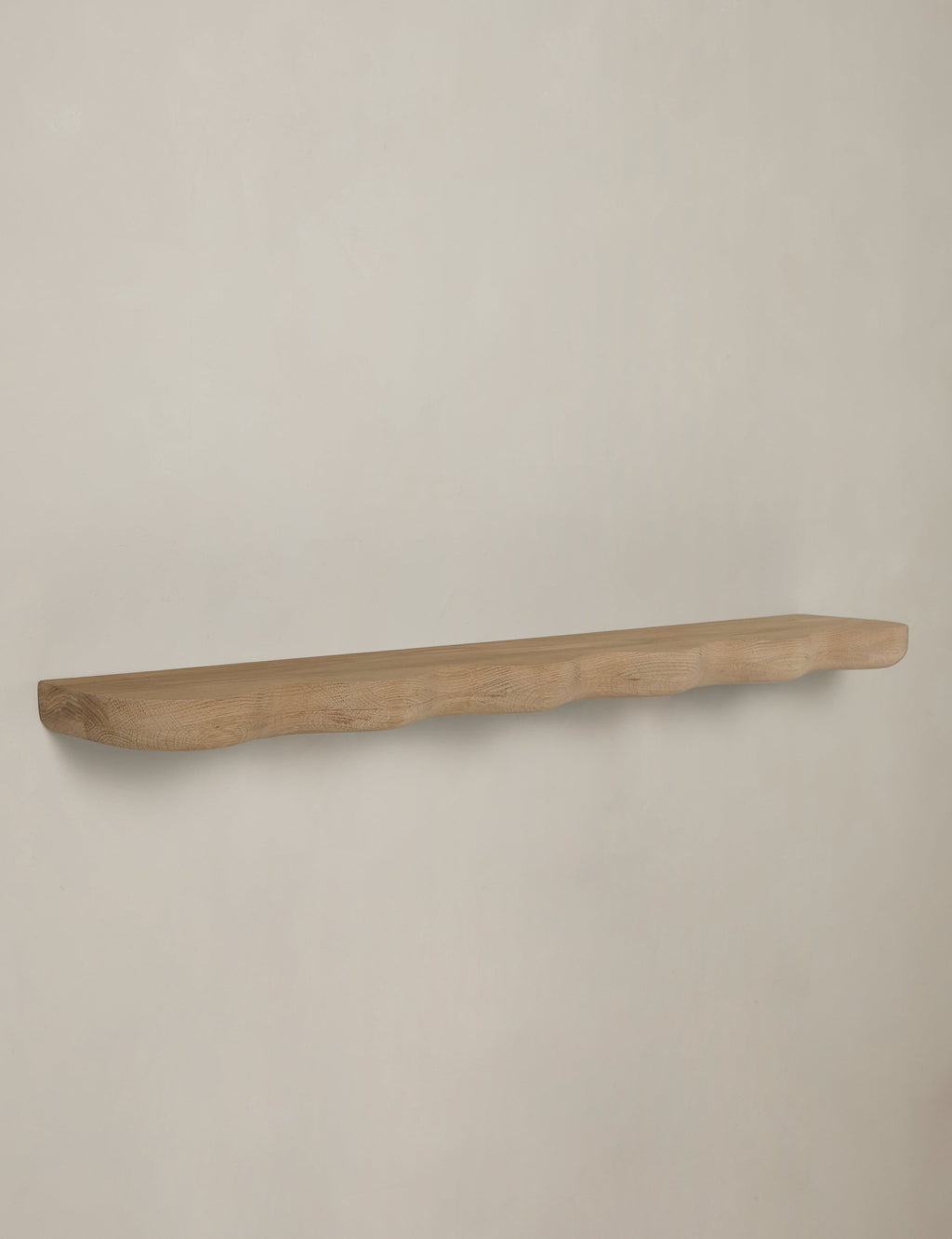Cario Wall Shelf | Sculptural Solid Oak Design
